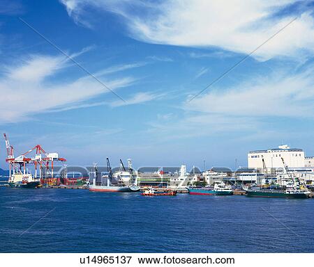 Suzaki Wharf in Fukuoka View Large Photo Image Stock Photo - Suzaki Wharf in Fukuoka. Fotosearch