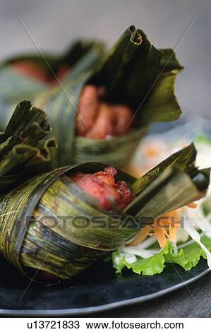 Several Chinese Meat Rolls, Rolled Up in a Leaf, Front View, Differential Focus, Shanghai, China View Large Photo Image Stock Image - Several Chinese Meat Rolls, Rolled Up in a Leaf, Front View, Differential Focus, Shanghai, China. Fotosearch
