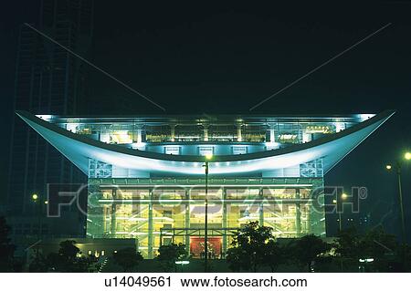 the Shanghai Grand Theater at Night, Illuminated, Front View, Low Angle View, Shanghai, China View Large Photo Image Stock Image - the Shanghai Grand Theater at Night, Illuminated, Front View, Low Angle View, Shanghai, China. Fotosearch