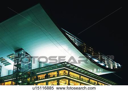 the Shanghai Grand Theater at Night, Illuminated, Low Angle View, Shanghai, China View Large Photo Image Stock Photography - the Shanghai Grand Theater at Night, Illuminated, Low Angle View, Shanghai, China. Fotosearch
