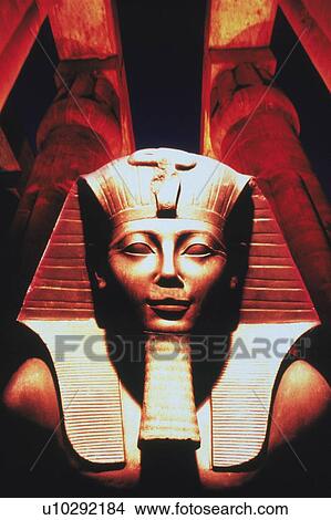 A stone statue, Egypt, Low Angle View View Large Photo Image Picture - A stone statue, Egypt, Low Angle View. Fotosearch