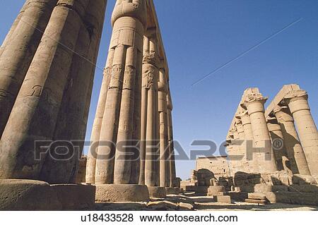 Stock Photo - Luxor castle, Egypt, Low Angle View. Fotosearch