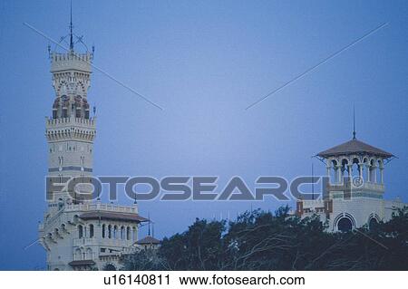 Montazah palace, Egypt, Low Angle View View Large Photo Image Stock Image - Montazah palace, Egypt, Low Angle View. Fotosearch
