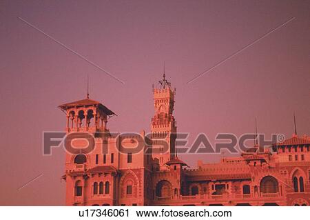 Montazah palace, Egypt, Low Angle View View Large Photo Image Stock Image - Montazah palace, Egypt, Low Angle View. Fotosearch