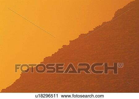 Pyramids in the sunset, Egypt, Low Angle View View Large Photo Image Stock Image - Pyramids in the sunset, Egypt, Low Angle View. Fotosearch
