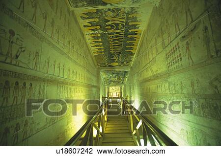 Wall paintings inide a tomb, Low Angle View View Large Photo Image Stock Image - Wall paintings inide a tomb, Low Angle View. Fotosearch