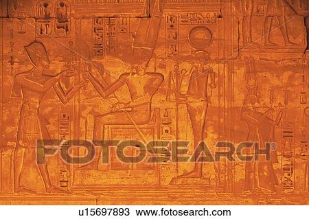 Wall reliefs inside Mortuary Temple of Ramses, Egypt, Low Angle View View Large Photo Image Stock Image - Wall reliefs inside Mortuary Temple of Ramses, Egypt, Low Angle View. Fotosearch
