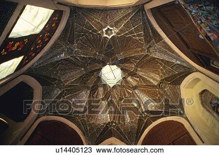 Ceiling of the mosque, Iran, Low Angle View View Large Photo Image Stock Image - Ceiling of the mosque, Iran, Low Angle View. Fotosearch