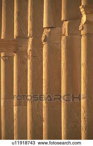 Stock Image - Columns from the site of Palmyra, Syria, Close Up. Fotosearch