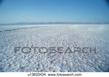 Picture - Salt lake, Iran, High Angle View. Fotosearch