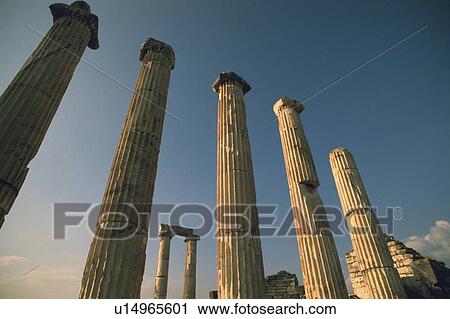 The site of Bergama, Turkey, Low Angle View View Large Photo Image Stock Image - The site of Bergama, Turkey, Low Angle View. Fotosearch