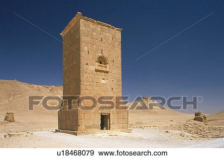 Stock Photo - The site of Palmyra, Syria, Low Angle View. Fotosearch