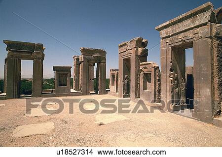 The site of Persepolis, Iran, Low Angle View View Large Photo Image Picture - The site of Persepolis, Iran, Low Angle View. Fotosearch