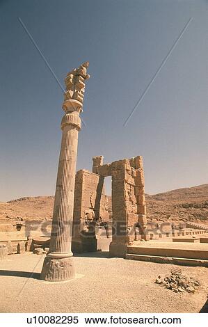 Stock Photography - The site of Persepolis, Iran, Low Angle View. Fotosearch