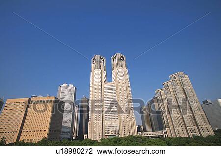 The Tokyo Metropolitan Government View Large Photo Image Stock Image - The Tokyo Metropolitan Government. Fotosearch