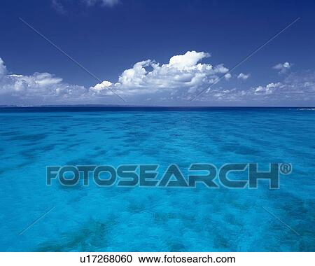 Blue Sea View Large Photo Image Stock Image - Blue Sea. Fotosearch