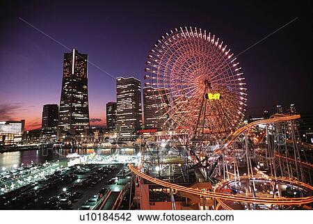 Stock Image - Amusement Park. Fotosearch