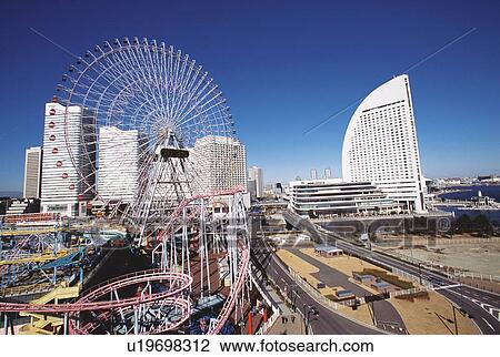 Stock Image - Amusement Park. Fotosearch