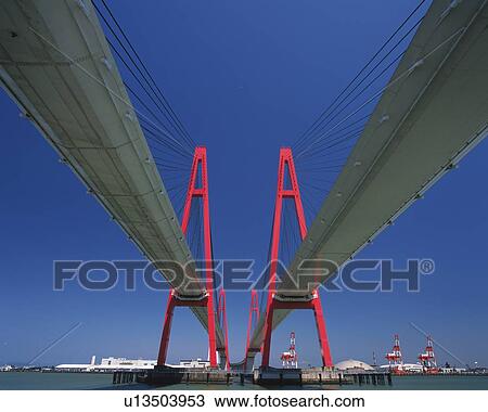 Meiko Nishi Bridge, Nagoya City, Japan, Low Angle View, Pan Focus View Large Photo Image Stock Image - Meiko Nishi Bridge, Nagoya City, Japan, Low Angle View, Pan Focus. Fotosearch