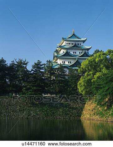 Nagoya Castle, Nagoya City, Japan, Low Angle View, Pan Focus View Large Photo Image Stock Image - Nagoya Castle, Nagoya City, Japan, Low Angle View, Pan Focus. Fotosearch