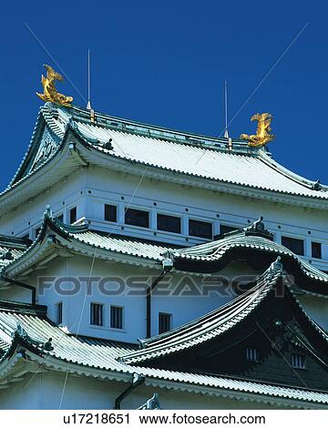 Nagoya Castle, Nagoya City, Japan, Close Up View Large Photo Image Stock Image - Nagoya Castle, Nagoya City, Japan, Close Up. Fotosearch