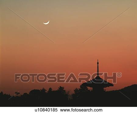 Stock Photography - Hokkiji, Nara Prefecture, Japan, Asia, High Angle View, Pan Focus. Fotosearch