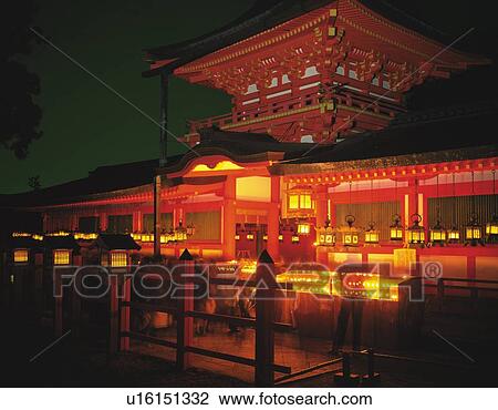 Kasugataisya, Nara Prefecture, Japan, Asia, Low Angle View, Long Exposure View Large Photo Image Stock Image - Kasugataisya, Nara Prefecture, Japan, Asia, Low Angle View, Long Exposure. Fotosearch