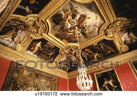 Salon d'Apollon, Palace of Versailles, France, Europe, Low Angle View View Large Photo Image Stock Image - Salon d'Apollon, Palace of Versailles, France, Europe, Low Angle View. Fotosearch