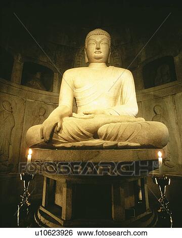 Seokguram Grotto, Korea, Asia, Front View View Large Photo Image Stock Photograph - Seokguram Grotto, Korea, Asia, Front View. Fotosearch