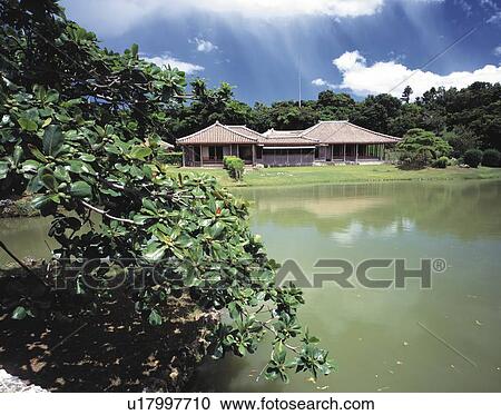 Shikinaen, Okinawa Prefecture, Japan, Asia, High Angle View, Pan Focus View Large Photo Image Stock Image - Shikinaen, Okinawa Prefecture, Japan, Asia, High Angle View, Pan Focus. Fotosearch