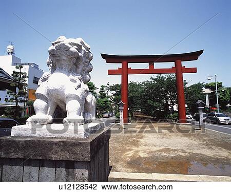 Sacred Gate of Tsurugaokahachimangu Shrine, Kamakura City, Kanagawa Prefecture, Japan, Low Angle View, Pan Focus View Large Photo Image Stock Image - Sacred Gate of Tsurugaokahachimangu Shrine, Kamakura City, Kanagawa Prefecture, Japan, Low Angle View, Pan Focus. Fotosearch