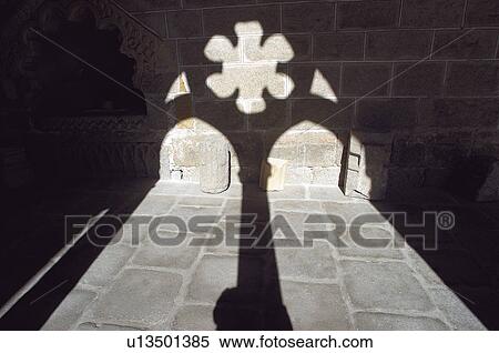 Stock Photography - Ancient architecture shadow. Fotosearch