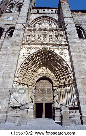 Spain, Castilla Leon, Avila, Cathedral, Arch, Arches, Relief View Large Photo Image Stock Image - Spain, Castilla Leon, Avila, Cathedral, Arch, Arches, Relief. Fotosearch