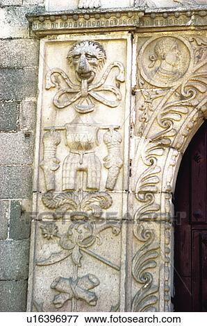 Spain, Castilla Leon, Avila, House, Building, Polentinos, Casa de los polentinos View Large Photo Image Stock Photo - Spain, Castilla Leon, Avila, House, Building, Polentinos, Casa de los polentinos. Fotosearch