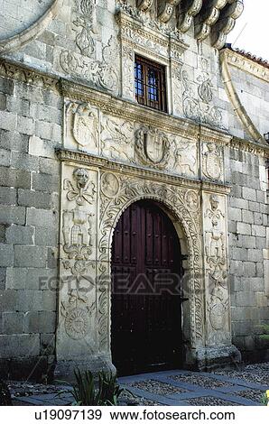 Spain, Castilla Leon, Avila, House, Building, Polentinos, Casa de los polentinos View Large Photo Image Stock Photo - Spain, Castilla Leon, Avila, House, Building, Polentinos, Casa de los polentinos. Fotosearch