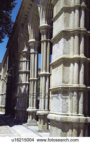 Spain, Castilla Leon, Avila, San vicente, Arch, Arches, Stone View Large Photo Image Picture - Spain, Castilla Leon, Avila, San vicente, Arch, Arches, Stone. Fotosearch