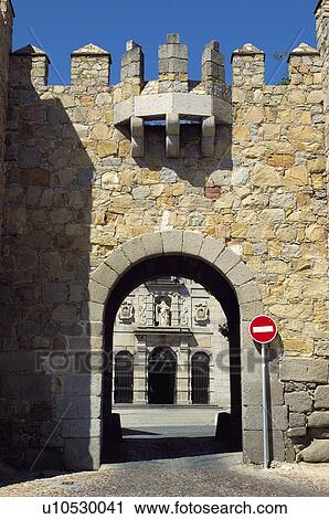 Spain, Castilla Leon, Avila, Wall, City wall, Stone, Tower View Large Photo Image Stock Image - Spain, Castilla Leon, Avila, Wall, City wall, Stone, Tower. Fotosearch