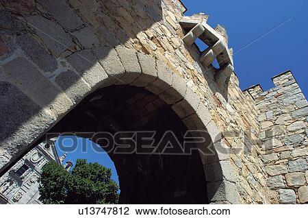 Spain, Castilla Leon, Avila, Wall, City wall, Stone, Tower View Large Photo Image Stock Image - Spain, Castilla Leon, Avila, Wall, City wall, Stone, Tower. Fotosearch