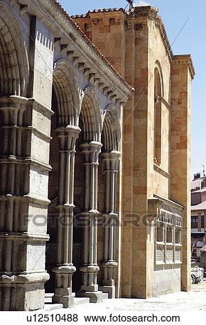 Spain, Castilla Leon, Avila, Wall, San vicente, Arch, Stone View Large Photo Image Stock Photo - Spain, Castilla Leon, Avila, Wall, San vicente, Arch, Stone. Fotosearch