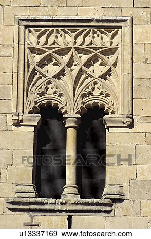 Stock Photo - Spain, Castilla Leon, Salamanca, Arch, Arches, Column, Columns. Fotosearch