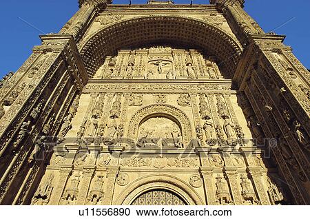 Stock Image - Spain Castilla Leon Salamanca church. Fotosearch
