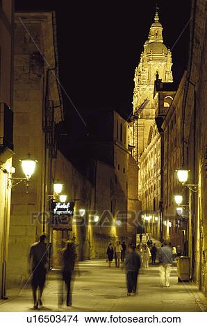 Picture - Spain, Castilla Leon, Salamanca, Cathedral, Architecture, Monument, Tower. Fotosearch