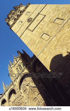 Spain, Castilla Leon, Salamanca, Cathedral, Architecture, Monument, Tower View Large Photo Image Picture - Spain, Castilla Leon, Salamanca, Cathedral, Architecture, Monument, Tower. Fotosearch