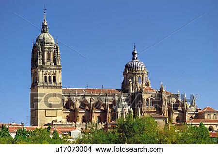 Spain, Castilla Leon, Salamanca, Architecture, Monument, Cathedral, Bell tower View Large Photo Image Picture - Spain, Castilla Leon, Salamanca, Architecture, Monument, Cathedral, Bell tower. Fotosearch