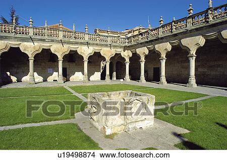 Picture - Spain, Castilla Leon, Salamanca, Architecture, Arch, Arches, Column. Fotosearch