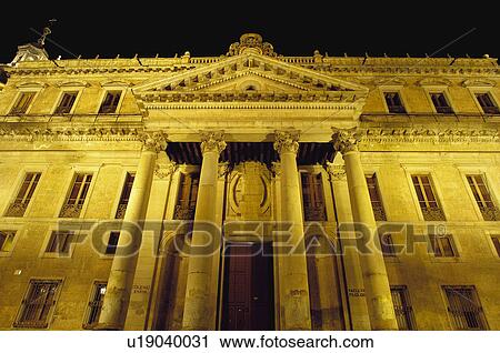 Stock Image - Spain, Castilla Leon, Salamanca, Architecture, Entrance, Main entrance, Door. Fotosearch