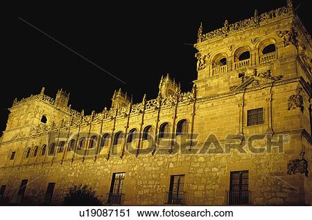Spain, Castilla Leon, Salamanca, Architecture, Arch, Arches, Night View Large Photo Image Stock Image - Spain, Castilla Leon, Salamanca, Architecture, Arch, Arches, Night. Fotosearch