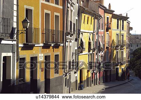 Spain, Castilla la mancha, Cuenca, Balcony, Balconies, Window, Windows View Large Photo Image Picture - Spain, Castilla la mancha, Cuenca, Balcony, Balconies, Window, Windows. Fotosearch