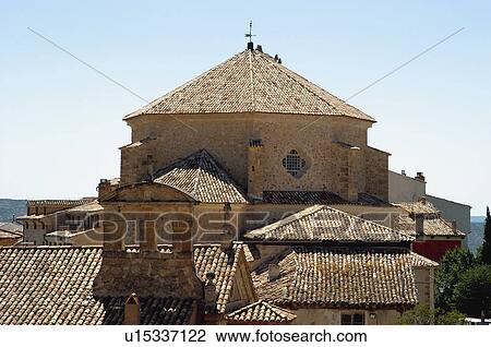 Stock Image - Spain, Castilla la mancha, Cuenca, Chapel Shrine, Church, Building, Architecture. Fotosearch