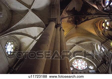 Stock Photo - Spain, Castilla la mancha, Cuenca, Architecture, Art, Cathedral, Arch. Fotosearch
